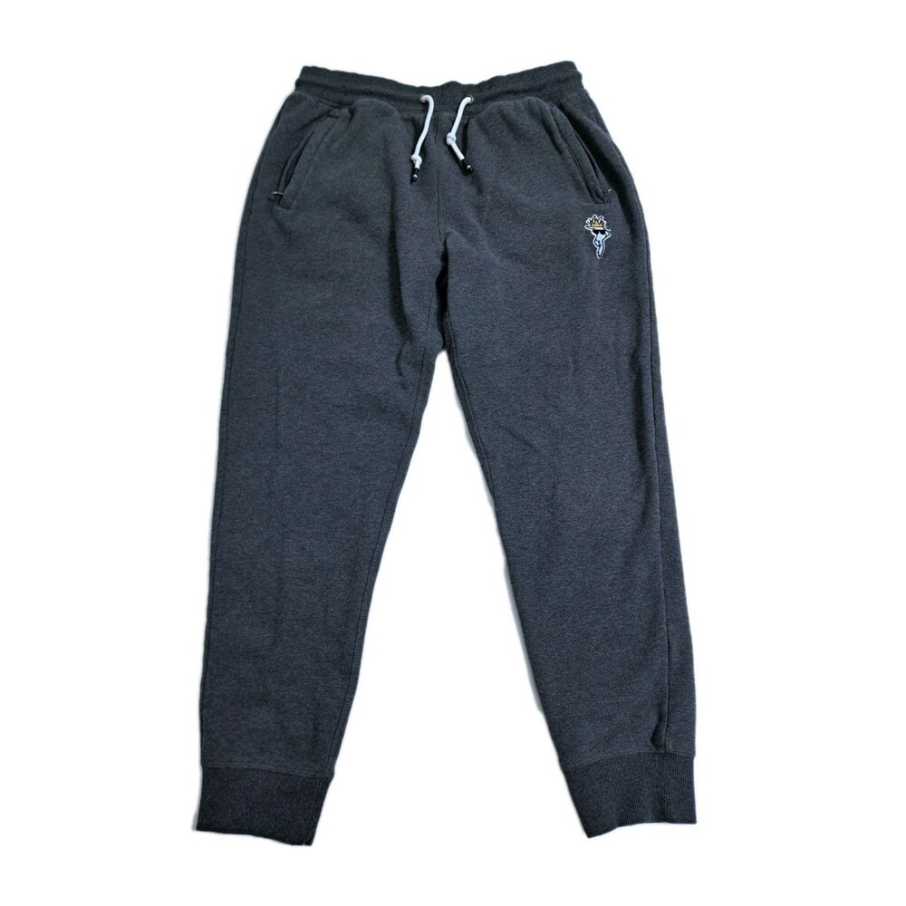 Goat USA Sweatpants Men's Medium Gray Gym Run Workout Drawstring Lounge